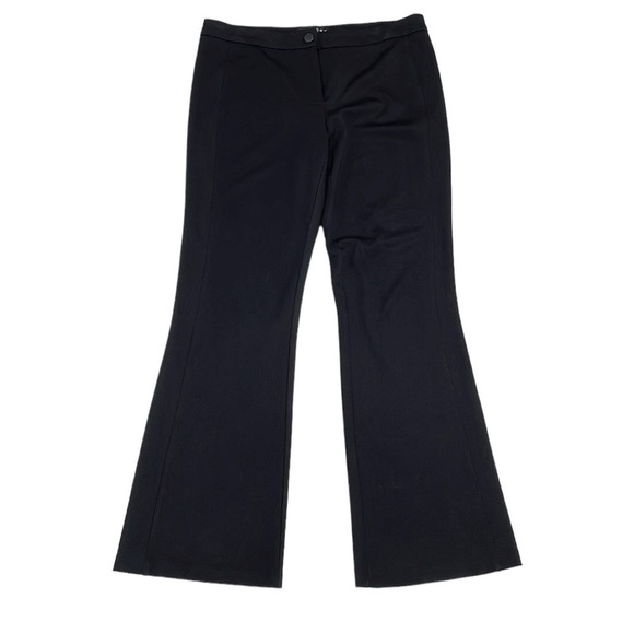 Laundry Shelli Segal Pants Black Bootcut Flare Size Medium - Picture 1 of 10